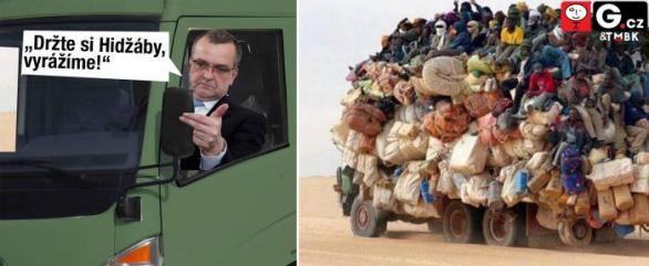 Kalousek o víkendech tráví volný čas tím, že k nám dováží tu muslimskou svoloč