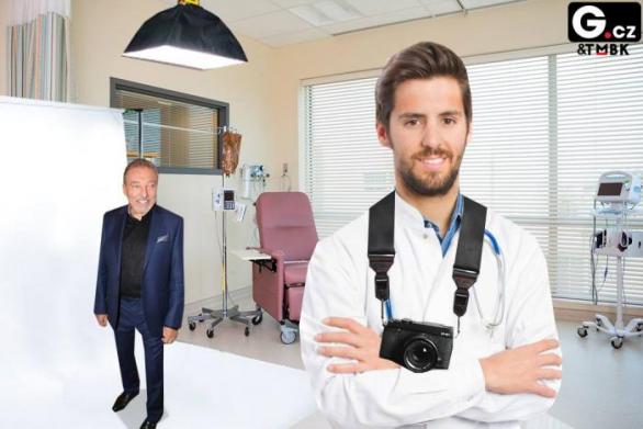 Jednou z protilátek na fotografii s Lucií Bílou je vyfotit se s Karlem Gottem