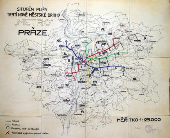 Původní návrh inženýrů Lista a Belady z roku 1926