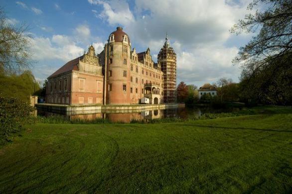 Německá strana Parku (přibližně třetina, zbylé dvě třetiny se nacházejí na polském území)