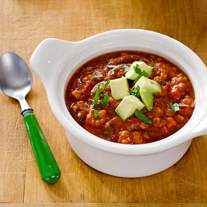 Chilli přidávejte podle své chuti - každý máme přeci tu snášenlivost na pikantní pokrmy někde jinde
