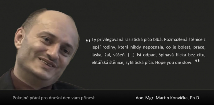 V Konvičkovi se během diskuzí občas rozhoří duše básníka.