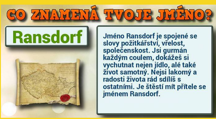 Občas se to krapet (nebo i dost) liší podle toho, zadáte-li své jméno celé, nebo jenom jednu část.