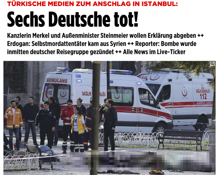 Útok v Istanbulu pravděpodobně ovlivní německou diskusi o přístupu k migrantům 