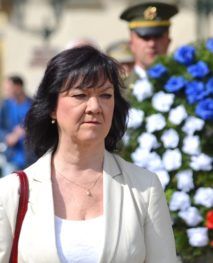 Kandidátka KSČM Marta Semelová.