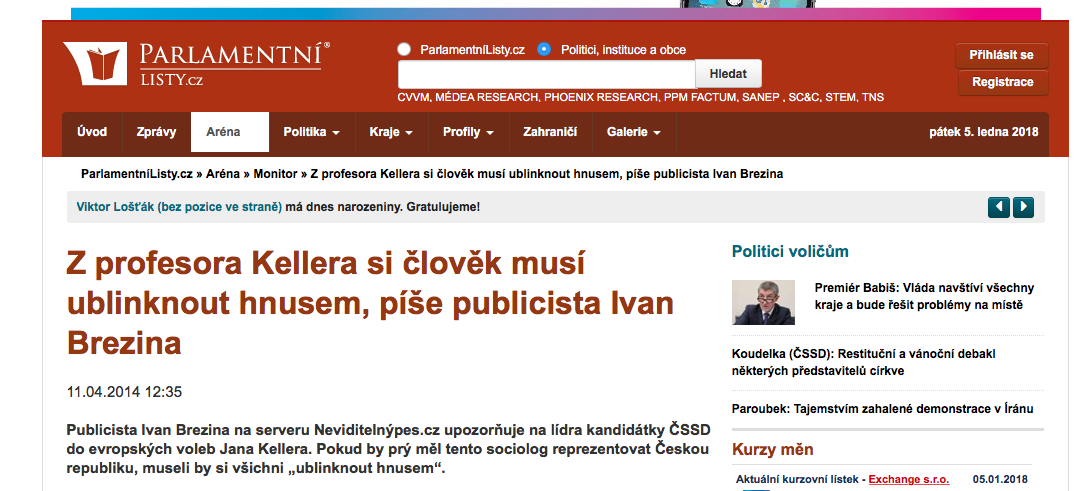 Začátek jednoho z mých "převyprávěných" článků