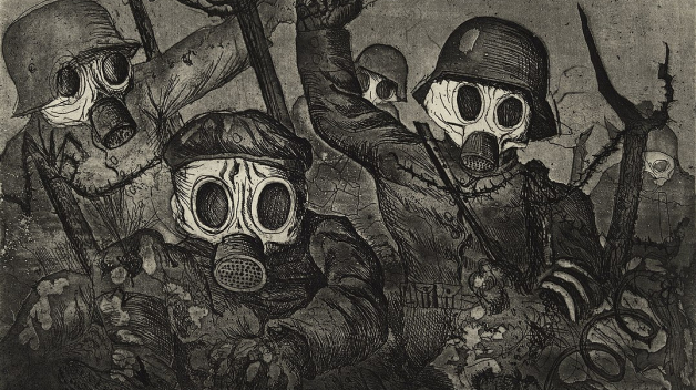 Stormtroops Advancing Under Gas