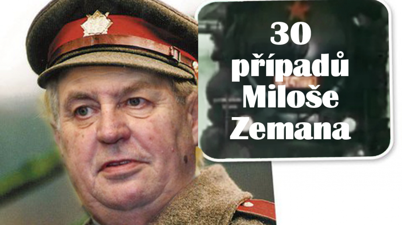 30 případů je pro Miloše Zemana práce na 2 týdny