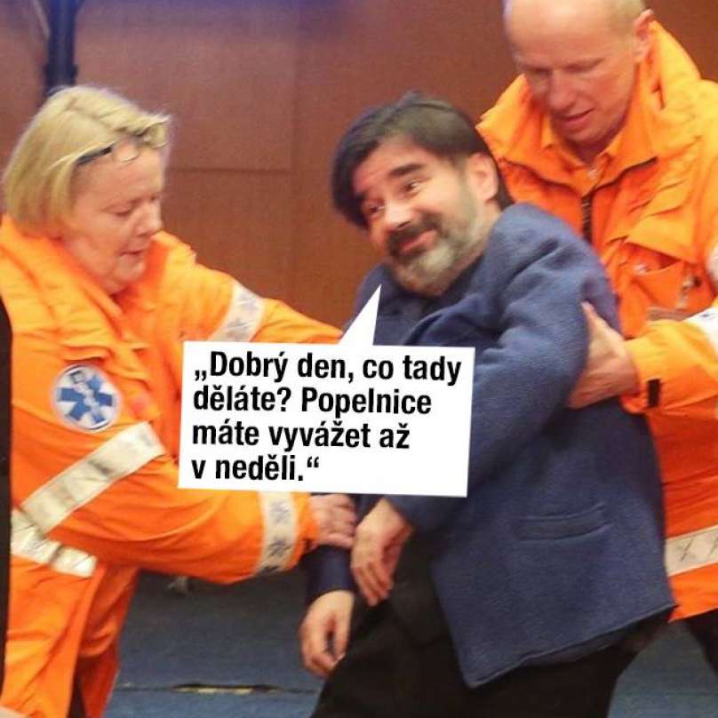 Kauza samozřejmě neunikla našemu grafikovi TMBK.