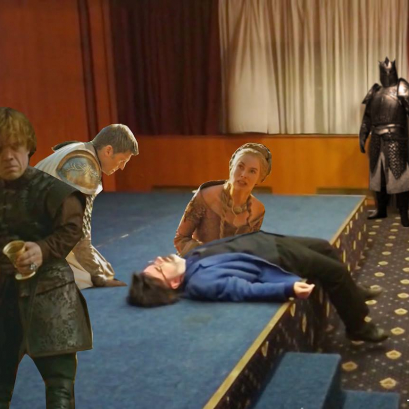Rokytka tvrdí, že nebyl opilý, ale že mu někdo ze msty podstrčil jed. Asi moc kouká na Hru o trůny.