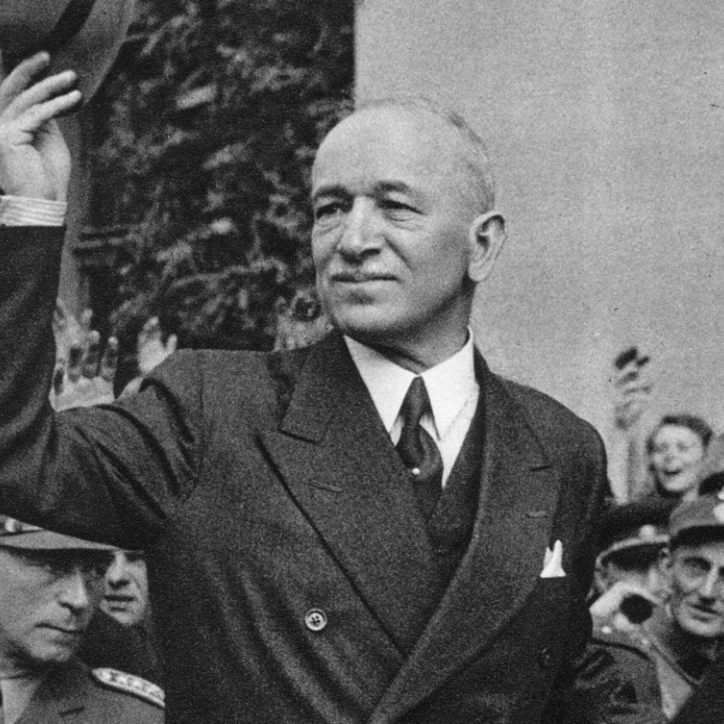 Edvard Beneš v roce 1945.