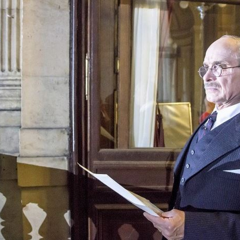 Oldřich Kaiser jako Edvard Beneš ve filmu Masaryk.