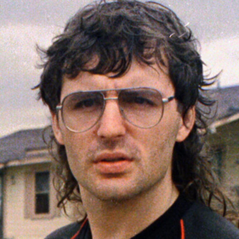David Koresh, člověk, který za tím vším stál. Poté, co se stal vůdcem sekty, se prohlásil za mesiáše.