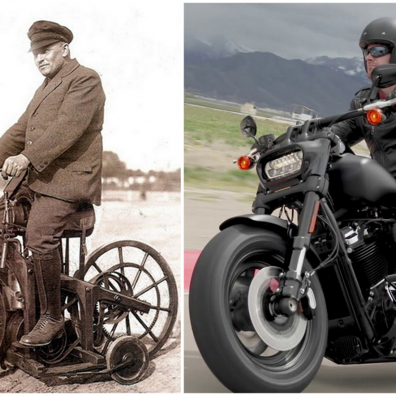 Tyhle motocykly od sebe dělí 133 let.