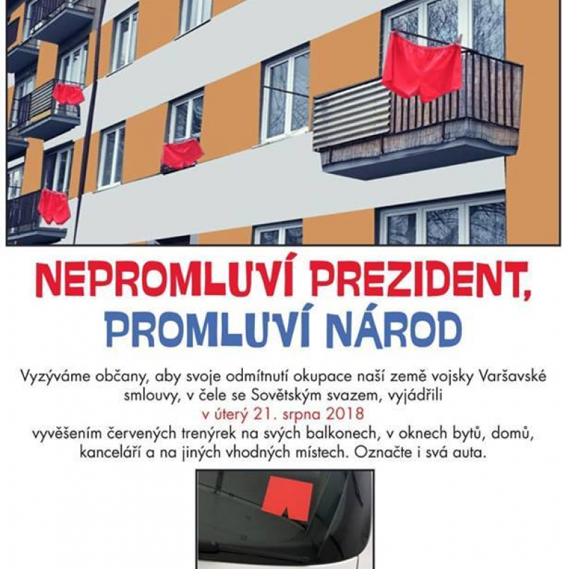 Výzva "Rudé trenýrky do oken"