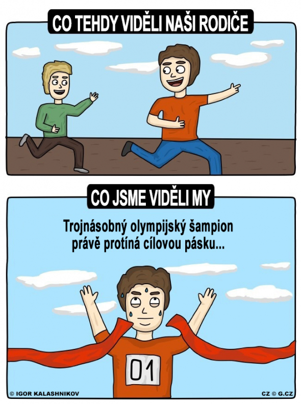 10. Když jsme si hráli na honěnou