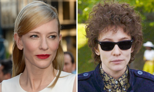 10 Cate Blanchett — Jude Quinn (Bob Dylan v šedesátých letech)