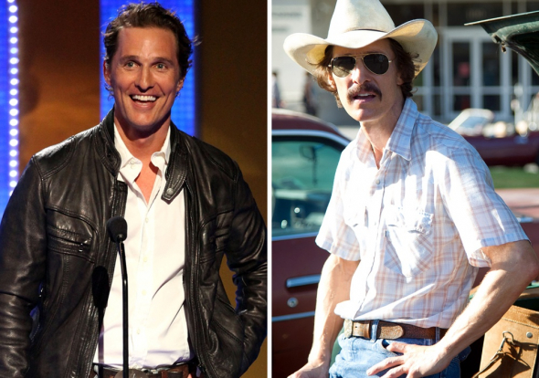 20 Matthew McConaughey — Ron Woodroof