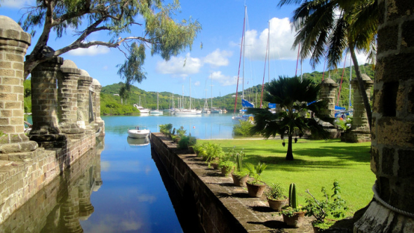 13. Loděnice a archeologická naleziště, karibský ostrov Antigua a Barbuda