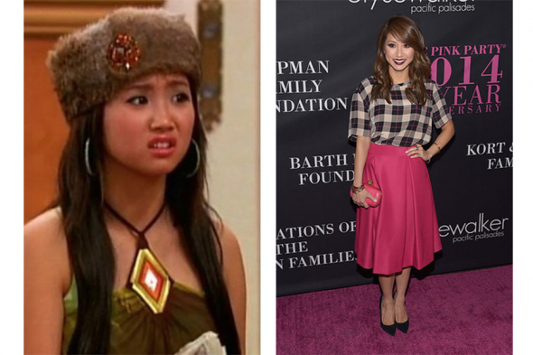 16 Brenda Song jako London Tipton v seriálu Sladký život Zacka a Codyho