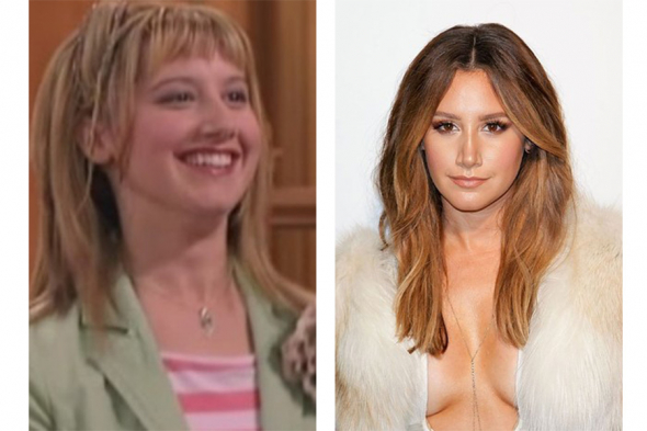 17 Ashley Tisdale jako Maddie Fitzpatrick v seriálu Sladký život Zacka a Codyho 