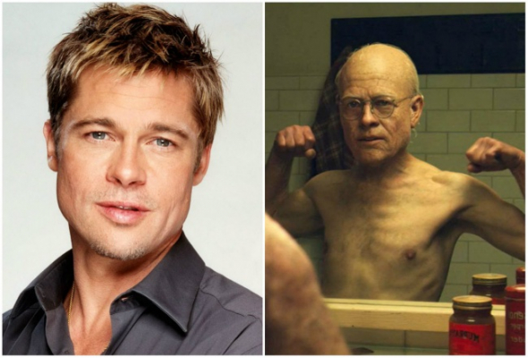 13. Brad Pitt jako Benjamin Button ve filmu Podivuhodný případ Benjamina Buttona