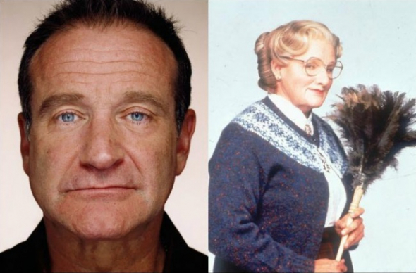 9. Robin Williams jako Táta v sukni