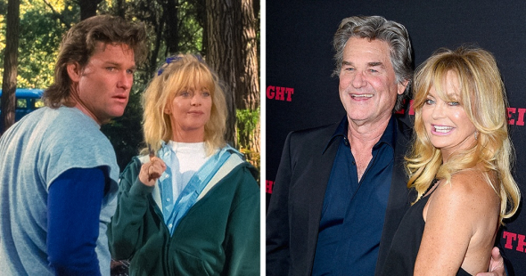 9. Kurt Russell a Goldie Hawn ve filmu Přes palubu