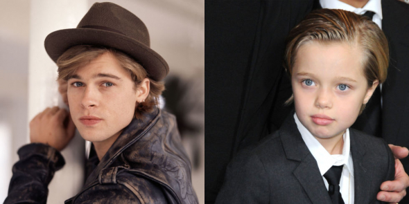 9. Brad Pitt a Shiloh Pitt