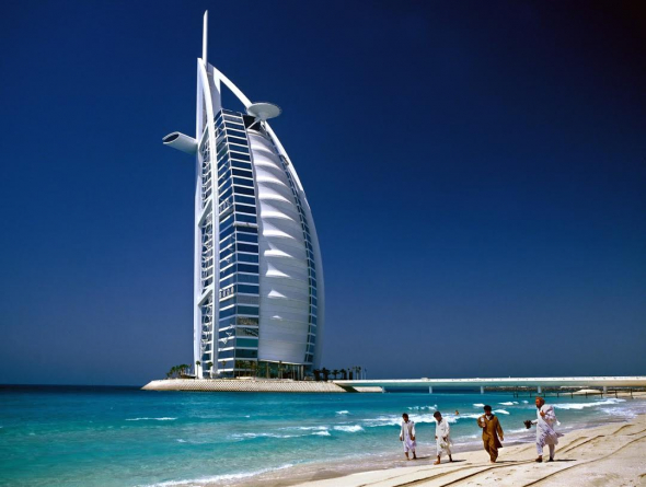 5.Burdž al-Arab, Spojené arabské emiráty