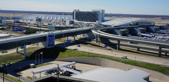 9. Dallas (DFW),  Dallas/Fort Worth International Airport - 63,6 milionů odbavených osob
