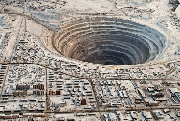 5) Důl Mirny, Rusko