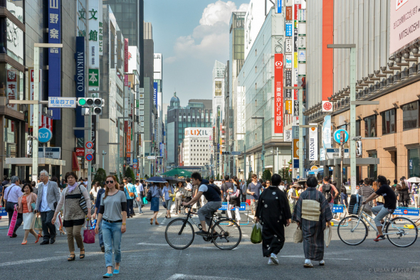 5. Ginza, Tokio (Japonsko) - 12 102,90 eur za metr čtvereční na rok