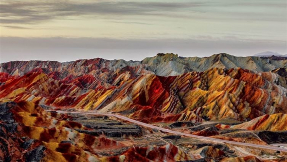 15. Zhangye Danxia, Gansu Provincie, Čína