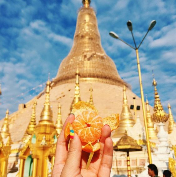 7. Mandarinka klementina, Yangon, Myanmar (Barma)