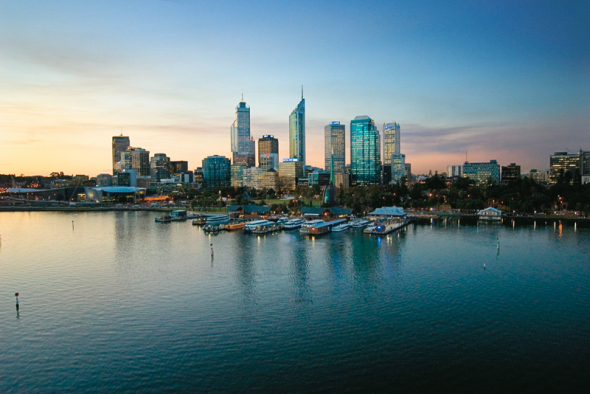 7. Perth, Austrálie – index 95,9