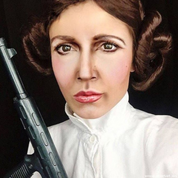 12. Carrie Fisher jako princezna Leia Organa (Star Wars)