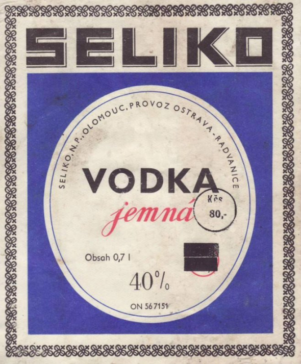 9# A na závěr něco ostřejšího. Seliko vodka byla trochu dražší pití